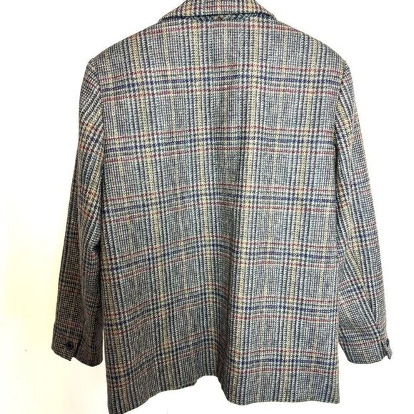 Vintage Eska 100% wool oversized plaid blazer. - Picture 3 of 6